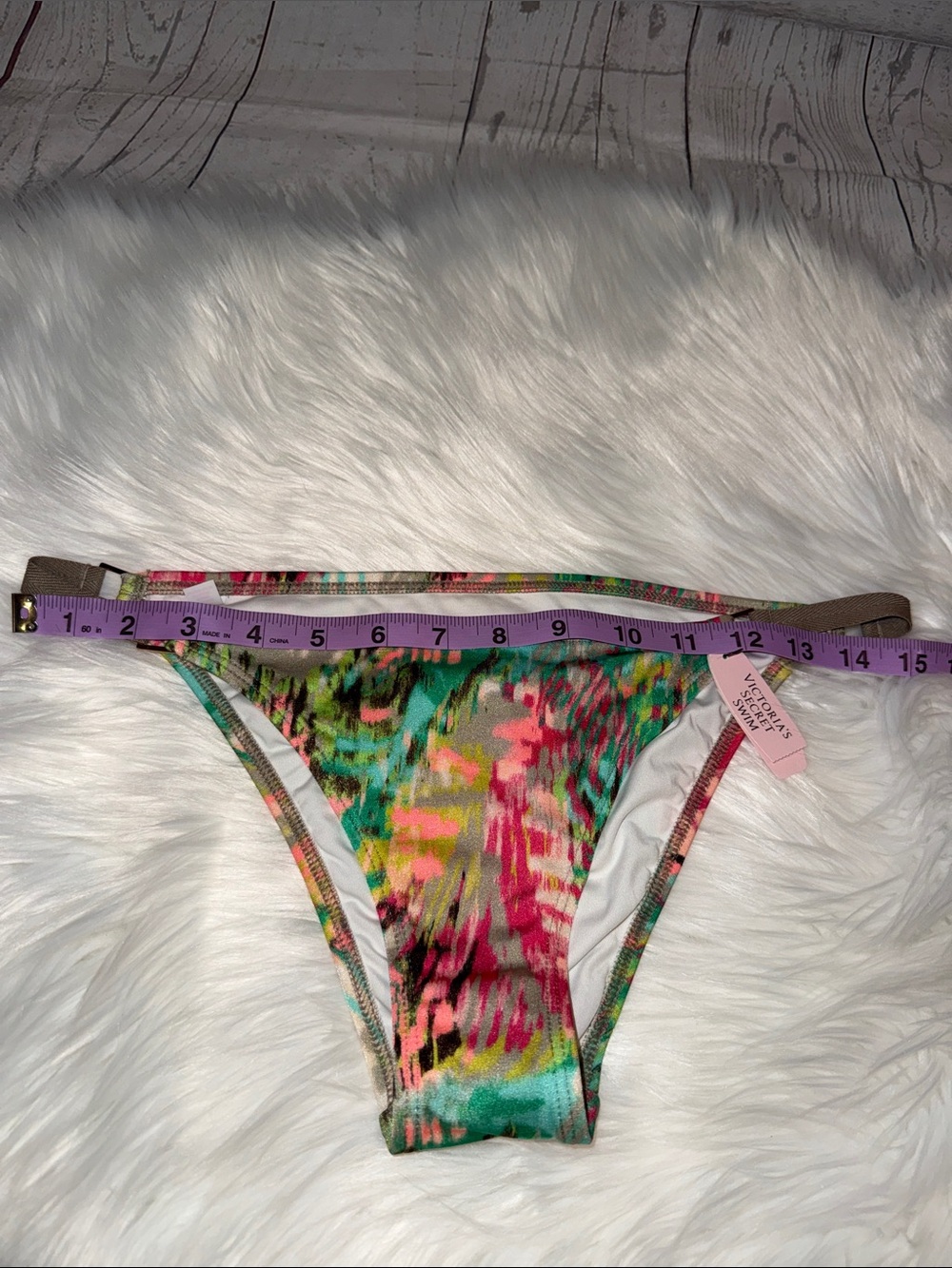 Victoria's Secret Multi Colorer Bikini Bottom Size Medium - Picture 6 of 7